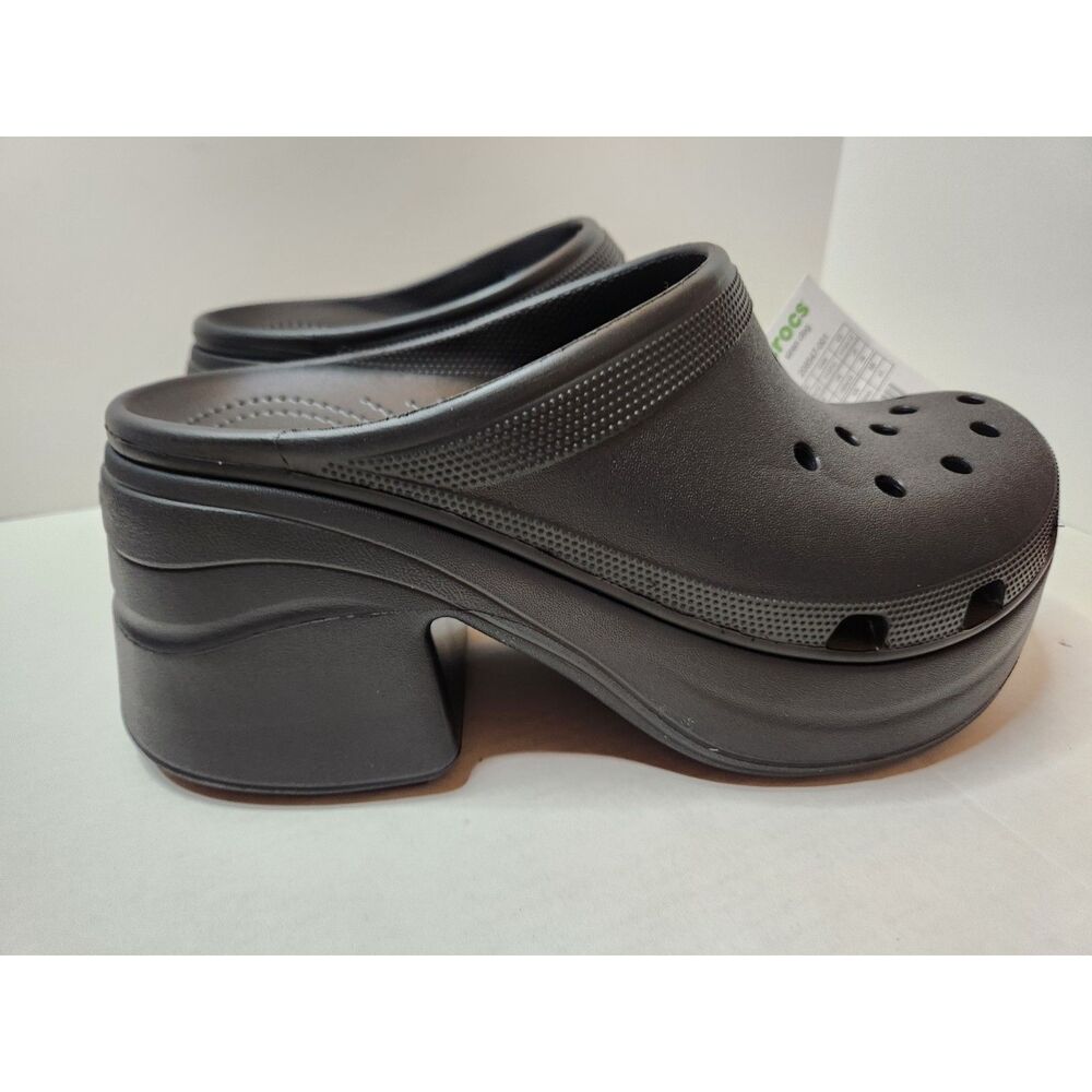 Crocs Siren Platform Clog Women’s 12 Black High Heel Clog NWT